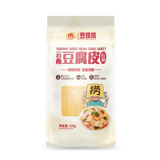正记豆捞捞云南豆腐皮120g 商品图0