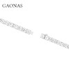 GAONAS满镶奢华璀璨情侣求婚白色手链11383SW 商品缩略图2