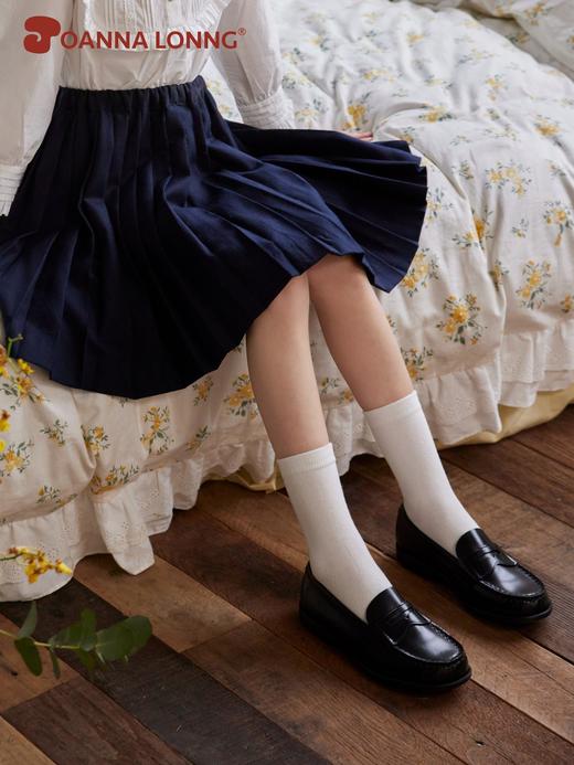 JOANNALONNG Kid's 春夏儿童A类精梳棉手工对目棉袜短袜 商品图2