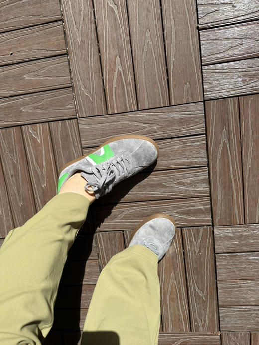 427-1 纯圆正 camp情侣款 内外全皮德训鞋 亲肤透气 光脚也能暴走 商品图14