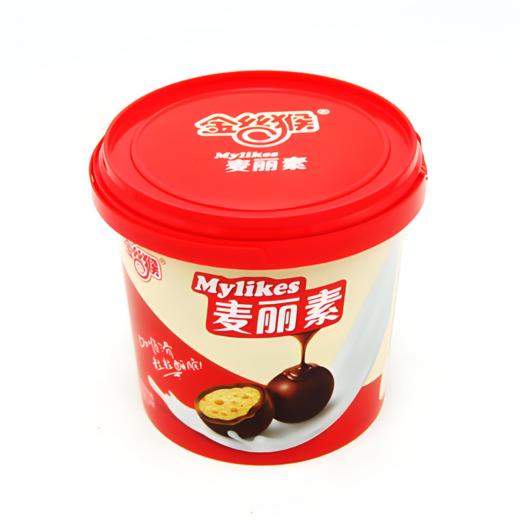 【亚欧超市】金帝牛奶味麦丽素桶装128g/桶 商品图0