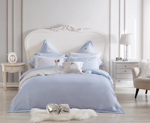 【6F】梦洁宝贝纯棉色织提花四件套：波菲尔 商品图0