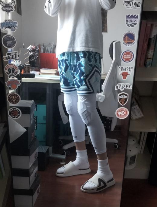 清仓   做独家！新配色，得物销量冠军！四色！ Airjordan美式短裤 球星郭艾伦同款飞人运动篮球短裤 男女同款 ~ 商品图7