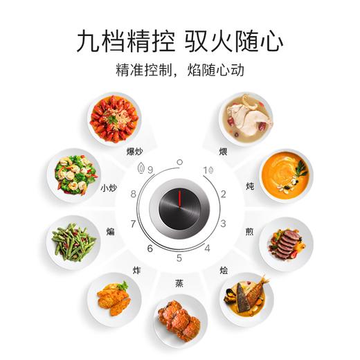 博世（BOSCH）8系家用燃气灶 5.2kW大火力 瞬时点火 九档精控 智能定时 内外易清洁 仿生纳米易洁涂层 熄火保护 天然气 PDB928MPMP骑士黑 商品图2