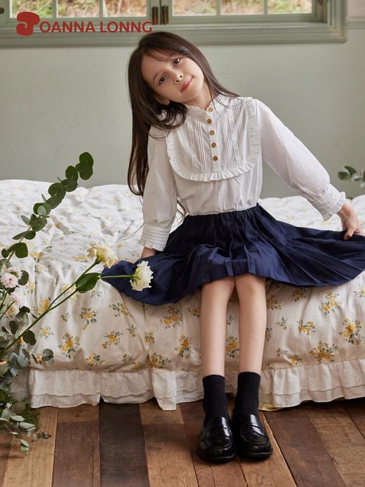 JOANNALONNG Kid's 春夏儿童A类精梳棉手工对目棉袜短袜 商品图4