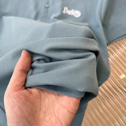 BUR网眼速干面料百搭经典字母polo衫 商品图3