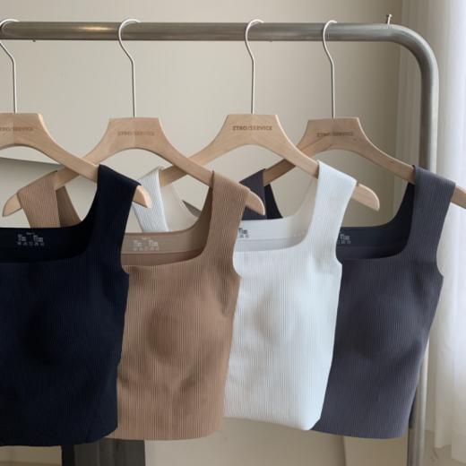 😍不用穿Bra的打底遮副乳【出口日本无痕免bra面膜背心（带胸垫）】亲肤超弹力，各种身材都能穿！这个价格太心动了💓 商品图0