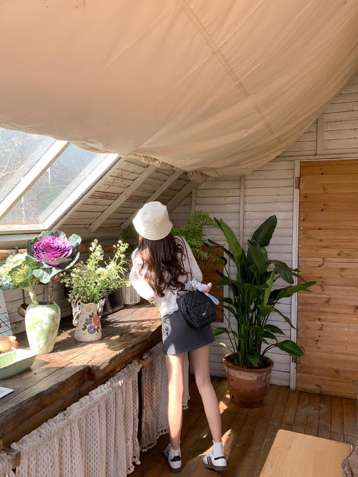 【149元任选2件】现货！假两件下摆蕾丝边T恤 商品图12