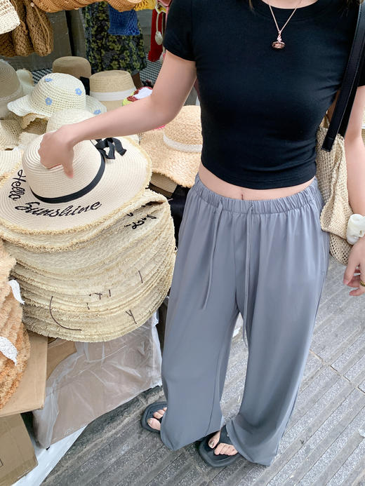 【149元任选2件】 现货！抽绳宽松休闲裤 商品图5