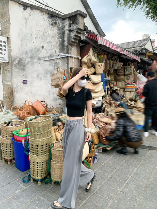 【149元任选2件】 现货！抽绳宽松休闲裤 商品图9