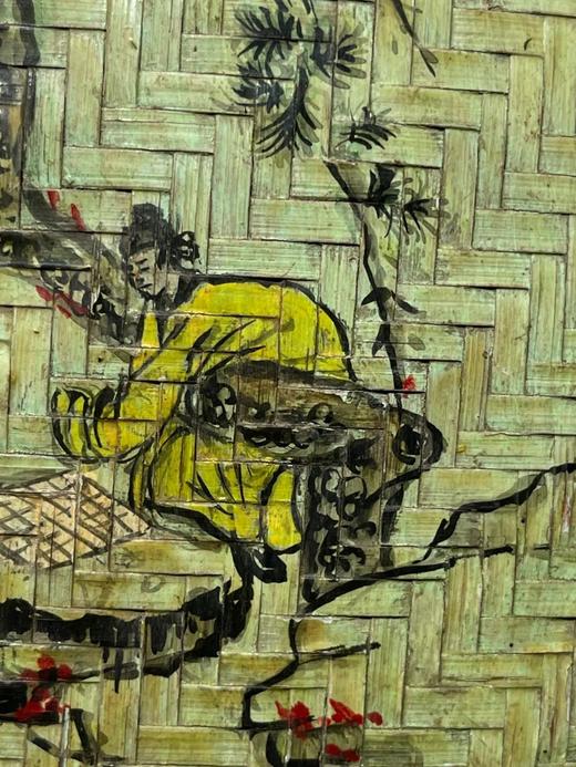 文人绘梅花与松下高士图蒲扇，顺丰包邮 商品图11