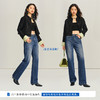 【四面弹竹竿裤】simplepieces秋新款SPS牛仔裤女遮肉显瘦直筒裤 商品缩略图3
