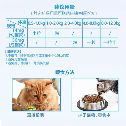 海乐妙驱虫药猫咪驱虫药体内外一体宠物幼猫成猫体外内驱虫 商品图1