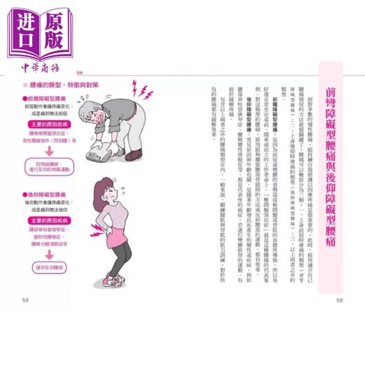 预售 【中商原版】自己的腰痛 自己救  骨科名医传授22种运动 6动作 5姿势 任何腰部不适都能解除	久野木顺一 方言文化  港台原版 商品图4