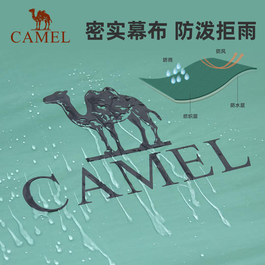 骆驼天幕户外露营帐篷野营遮阳防风懒人简易搭建 1J32263960A 商品图3