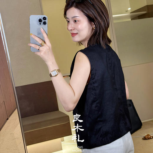 【现货】良木礼亚麻马甲（7862） 商品图1