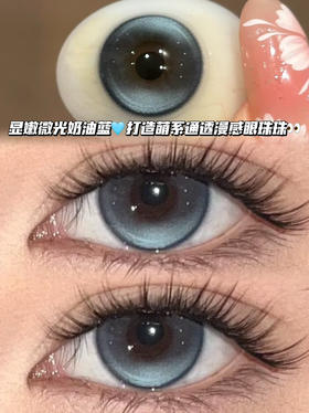 透冰蓝小狗眼·半年抛型 编号S19