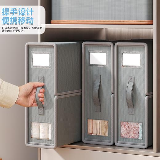 【高颜值收纳神器】跨境床单四件套收纳盒 衣物毯子被套收纳箱 可折叠手提日式整理盒子 商品图1