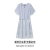 奢姿大码女装2025夏季减龄镂空圆领连衣裙胖妹妹假两件拼接裙子9952890540 商品缩略图0