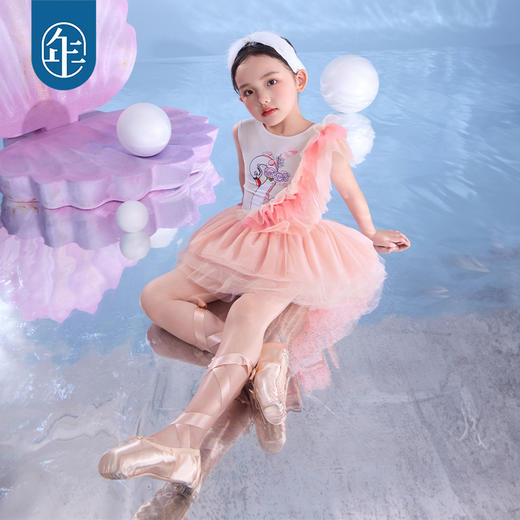 年衣2025年夏季新款甜美泳装速干防晒无袖蓬蓬裙天鹅舞会泳装 商品图2