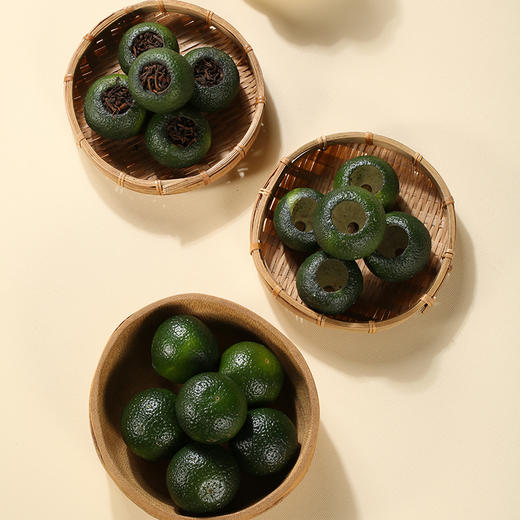 益柑柠丨东甲小青柑 2023年东甲小青柑+2017年勐海布朗山宫廷熟普 300g 商品图4