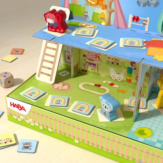 HABA 彩虹幼儿园 十合一 桌游 适合2岁+ 多种玩法，锻炼各项能力 德国品牌-2011718001 商品图4