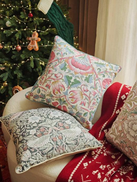 绝美抱枕【英国William Morris名画系列抱枕】复古花纹 靠垫 顶奢家居美学质感 家居博主挚爱 商品图1