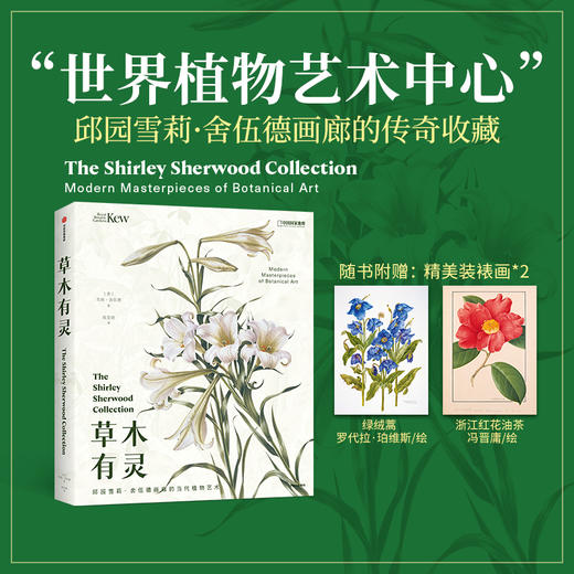 草木有灵：邱园雪莉·舍伍德画廊的当代植物艺术 英国皇家植物园邱园 官方出品  260余幅作品每一幅都是技法、色彩与生命力的巅峰呈现 画册 商品图0