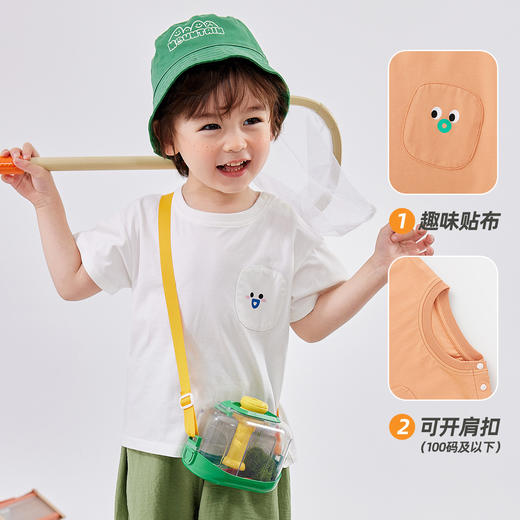 [5A抑菌]嘟嘟家婴儿短袖t恤夏季新款男童体恤夏装宝宝衣服童装潮 商品图2