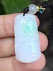 【云意轩翡翠】编号：9415 白底青翡翠竹节  天然翡翠 附证书 商品缩略图1