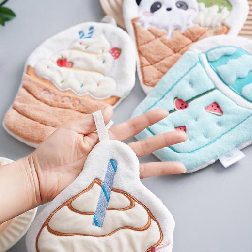  匹鲁夏日饮品系列瞬吸擦手巾挂式可爱卡通吸水巾单条装两条装 商品图3