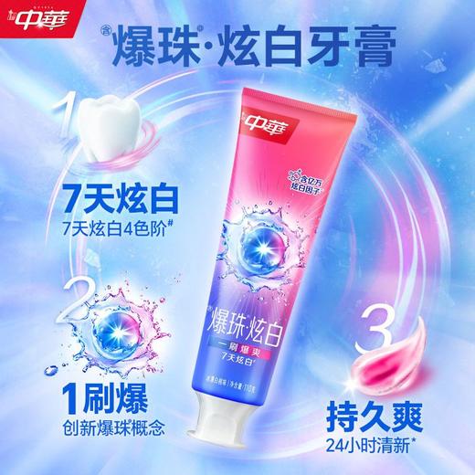 中华爆珠牙膏120g 商品图4