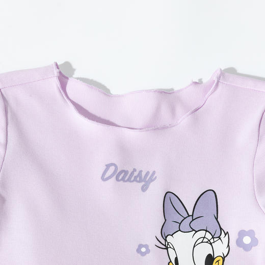 迪士尼2025夏季新款女童短袖连衣裙清爽透气休闲T恤裙宴会网纱裙公主裙ZD2EQ008 商品图7