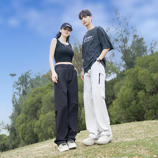 鸟家同款面料！【Schenvega--情侣款山系户外冰感速干裤】版型显高显瘦、细节品质满分、一件裤子10大防护=防晒+透气+抗jun+轻便+耐磨+凉感+吸湿+排汗+速干+抗皱！ 商品图5