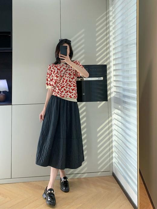 MAX家蝴蝶莱赛尔显瘦短袖衫 商品图7