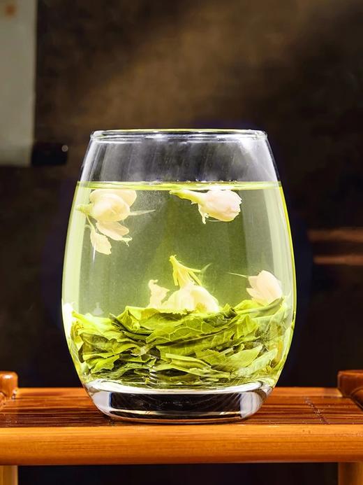 强韵茉莉花茶万朵茉莉才能制作1斤的茉莉花茶600小时七窨一提叶嫩绿油润花清香成型基地直邮 商品图6