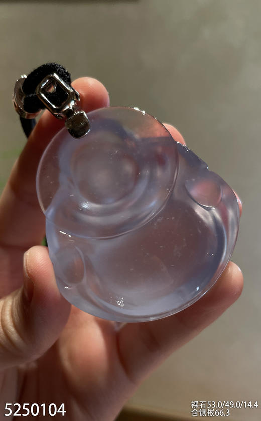 玻璃种佛公吊坠【5250104】具体价格微信咨询 商品图7
