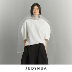JUDYHUA 纯粹系列弧形袖T恤