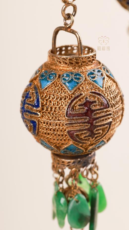 【寿喜】团寿宫灯老银耳夹YS2503020 商品图4