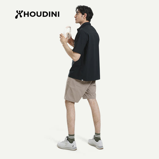 HOUDINI胡丁尼 Dock Shorts 码头 男款户外弹力透气速干短裤290864 商品图1