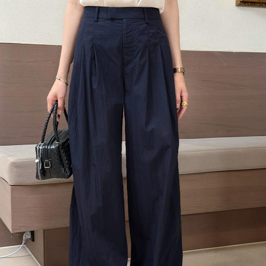 【预售7天】良木礼肌理感阔腿裤（3706） 商品图2