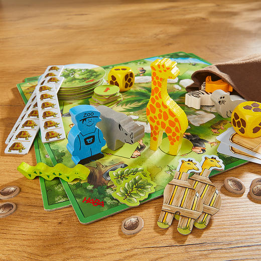 HABA 教育游戏乐园 十合一 桌游 适合3岁+ 多种玩法，锻炼各项能力 德国品牌-1305173001 商品图4