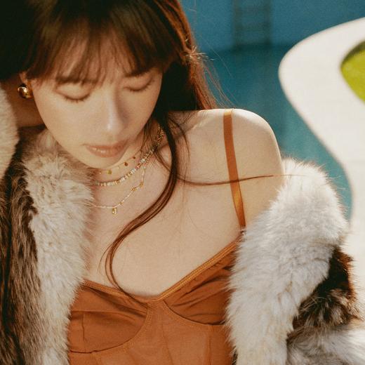 【孟子义周也同款】alodia.co 品牌直发 清新项链 度假风baby蓝色系天然晶石夏日叠戴 商品图4