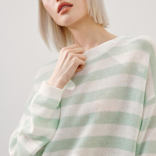 【商场同款】麦檬夏百搭显白罩衫针织衫4F4134004 商品图3