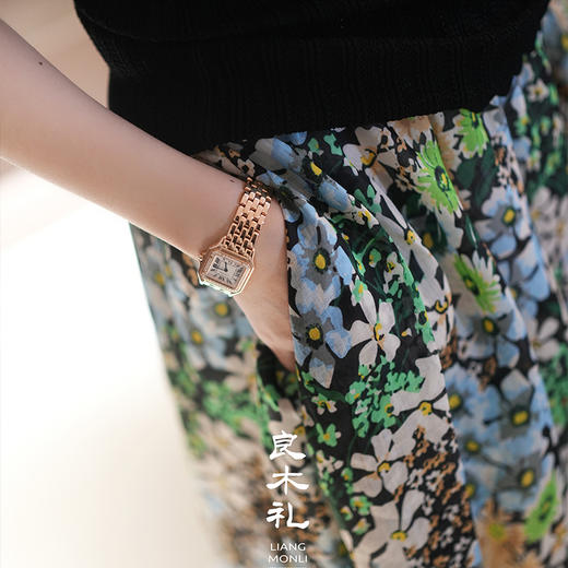 【部分现货】良木礼苎麻花朵半裙（9011） 商品图0