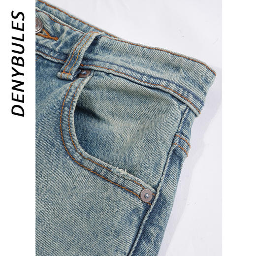 DENYBULES 黑标高端水洗双压线天丝莱赛尔莫代尔阔腿拖地裤 商品图3