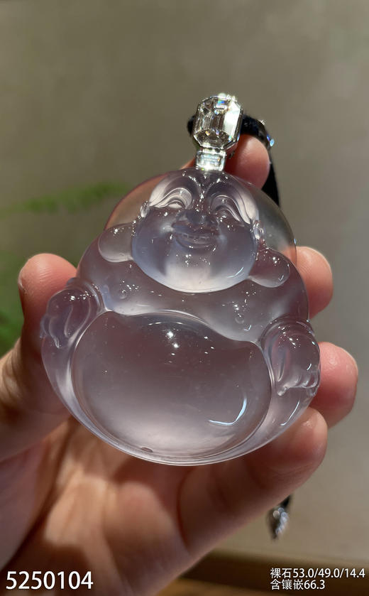 玻璃种佛公吊坠【5250104】具体价格微信咨询 商品图0