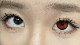 NinaMond半年抛美瞳 血滴黑丝带 14.5mm