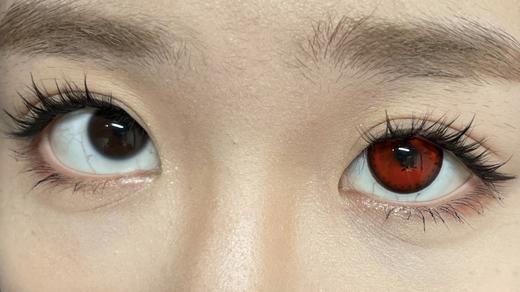 NinaMond半年抛美瞳 血滴黑丝带 14.5mm 商品图0