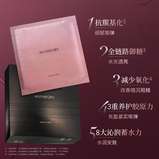 【礼想心动】晓姿 冰川玫瑰系列 肌源希 越美时光盈透绽妍精华面膜 5枚/盒 商品图2